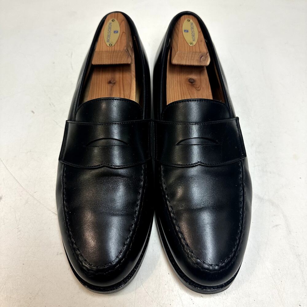 RESOLED Crockett & Jones x Brooks Brothers Penny Loafer Made in England 11 D